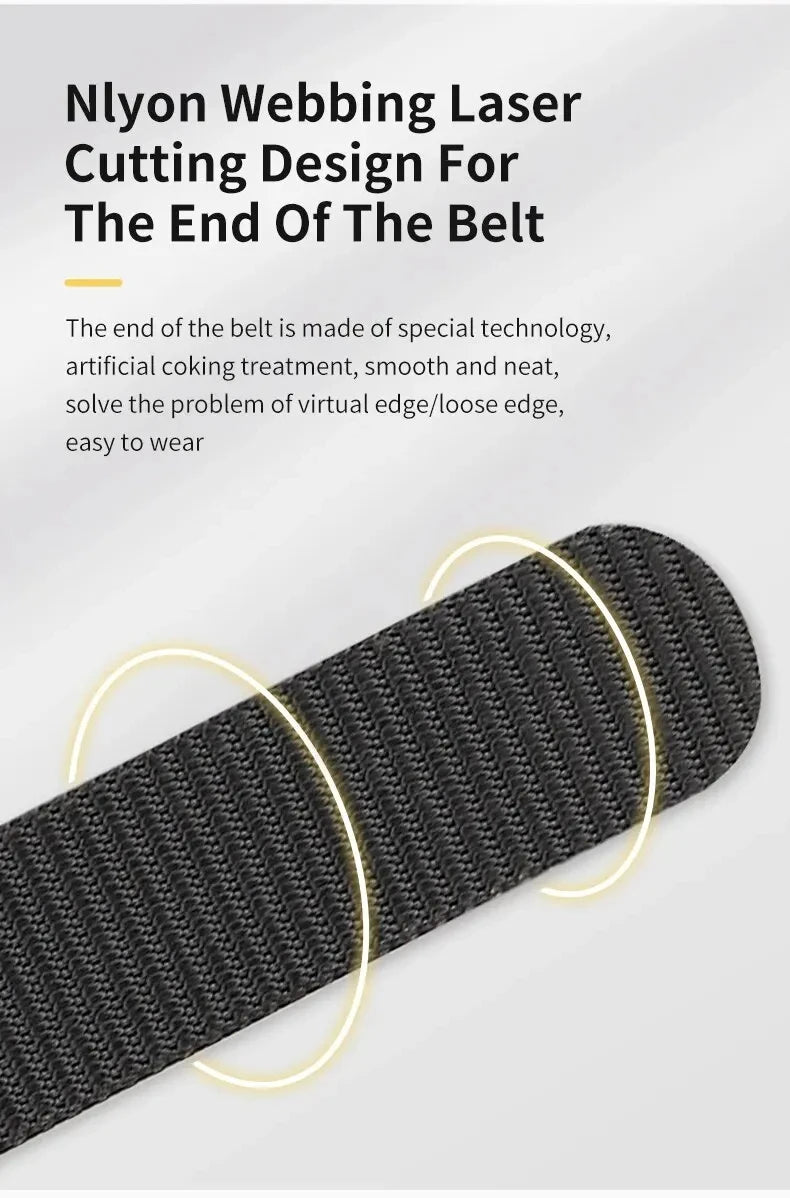 Cinturón deportivo outdoor para trekking, camping y uso diario con hebilla automática