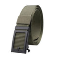 Cinturón deportivo outdoor para trekking, camping y uso diario con hebilla automática