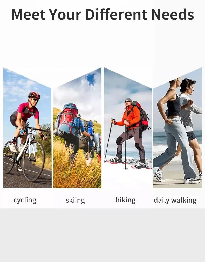 Cinturón deportivo outdoor para trekking, camping y uso diario con hebilla automática