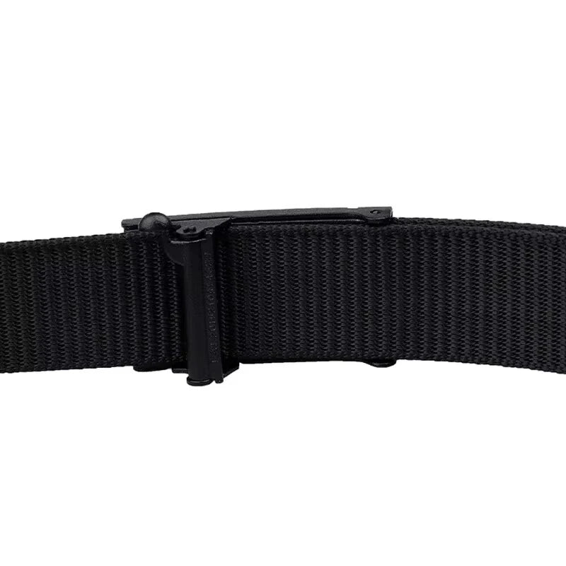 Cinturón deportivo outdoor para trekking, camping y uso diario con hebilla automática